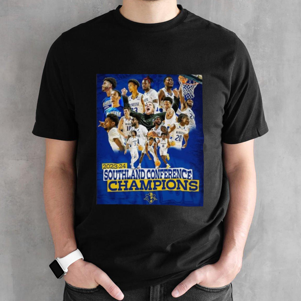McNeese State Cowboys Men’s Basketball 2024 Southland Conference Champions Shirt