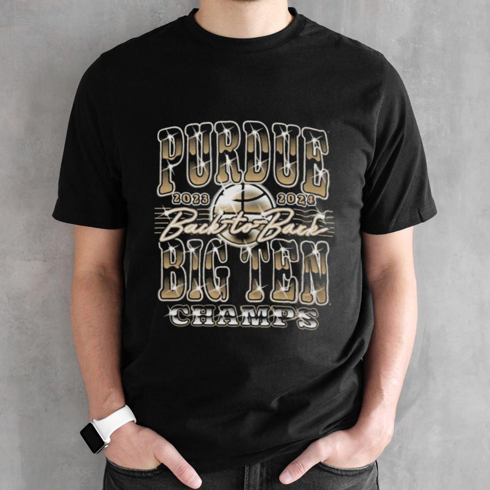 Purdue Men’s Basketball Big Ten Champions 2023-2024 Back To Back Shirt