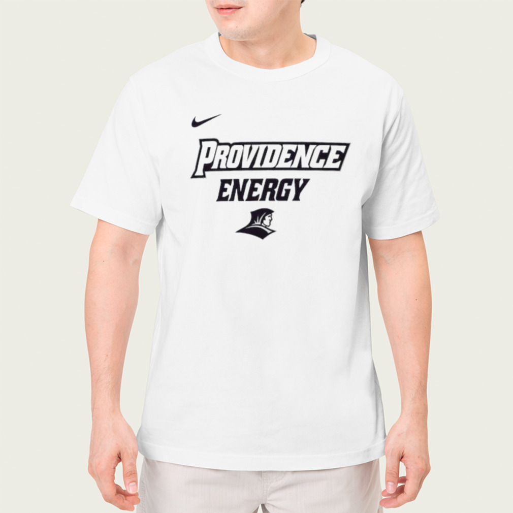 Youth Nike White Providence Friars 2024 On Court Bench Energy T Shirt