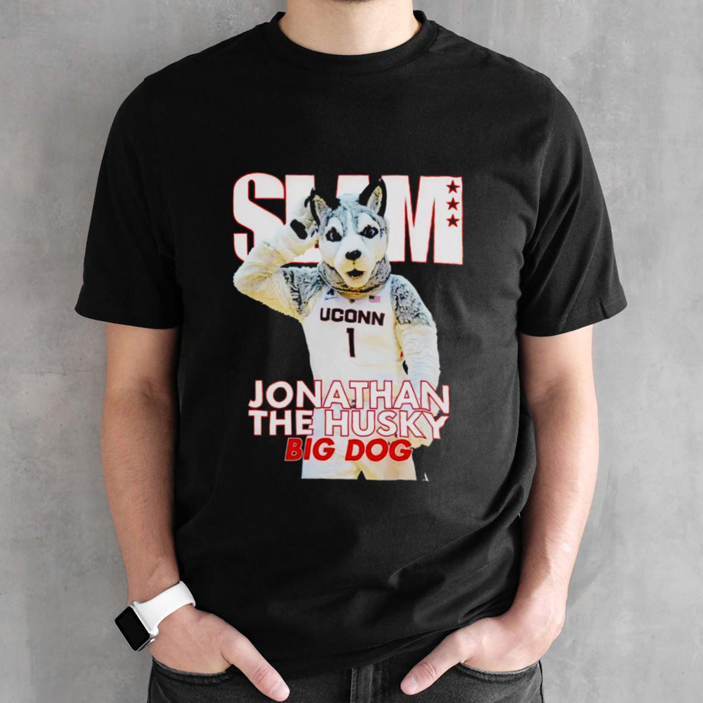 SLAM Uconn Huskies Mascot Jonathan The Husky Big Dog shirt