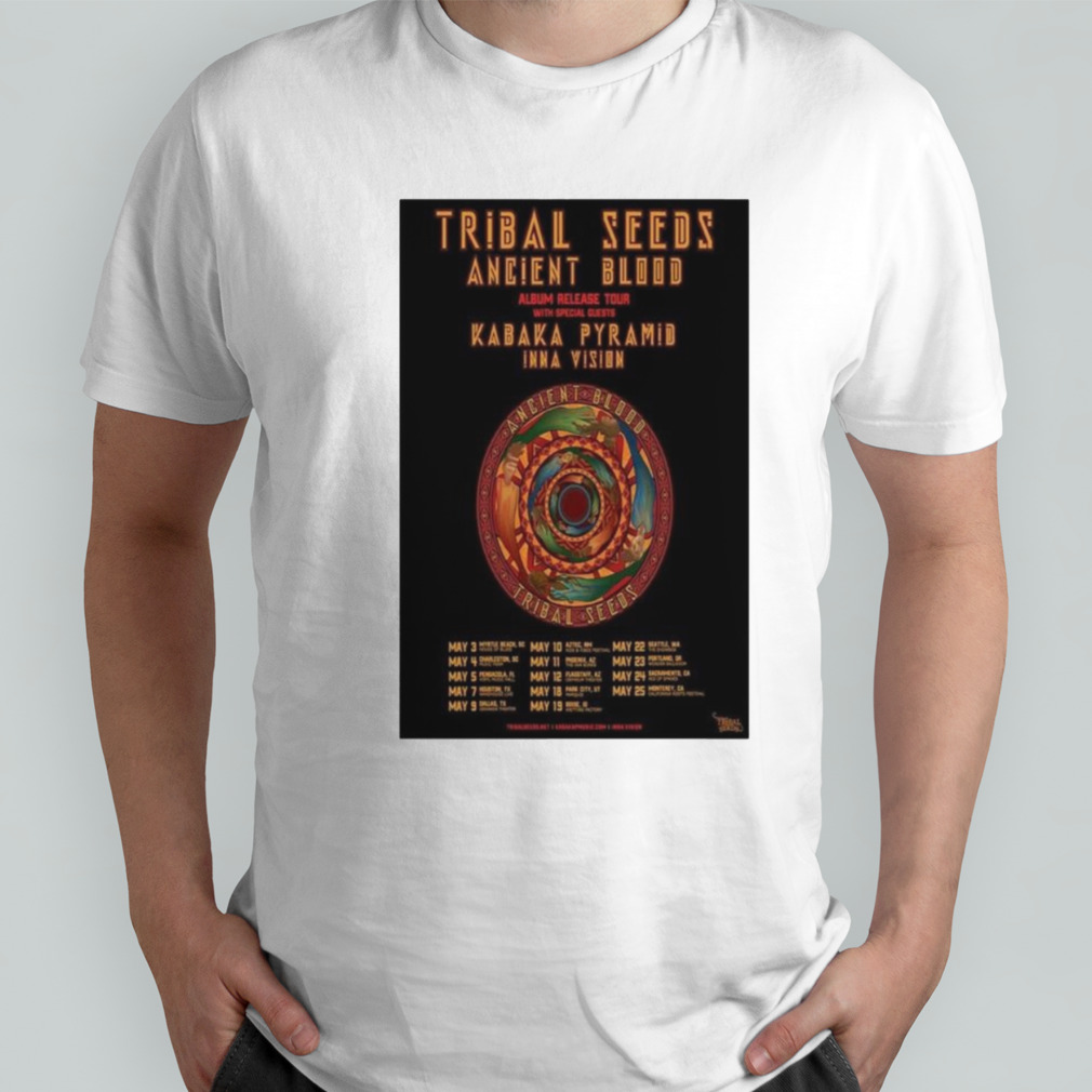 Tribal Seeds Ancient Blood Tour 2024 Poster Shirt