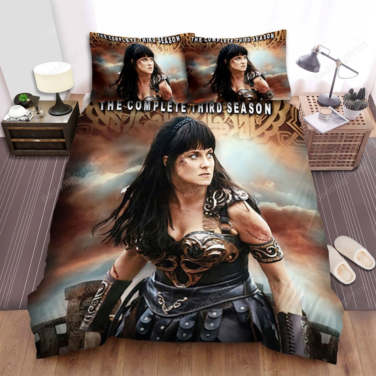 Xena Warrior Princess The Complete Third Season Movie Poster Bed Sheets Duvet Cover Bedding Sets