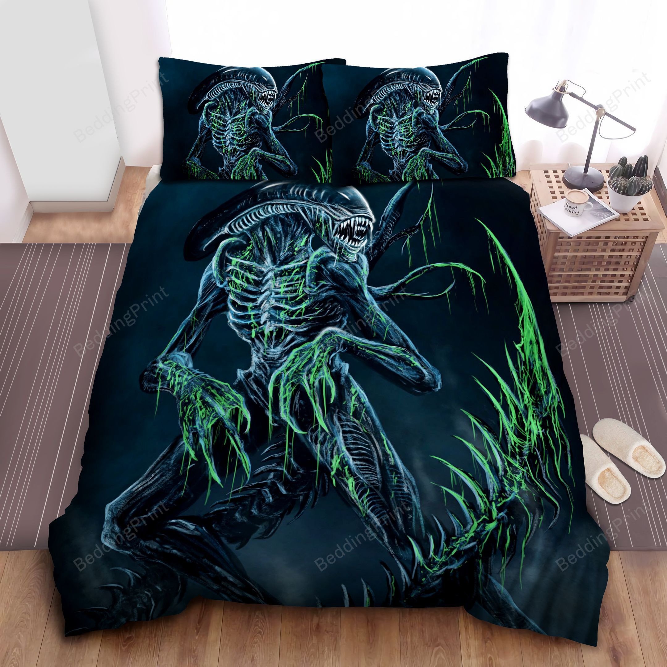 Xenomorph Alien Covenant Xenomorph Bed Sheets Duvet Cover Bedding Sets