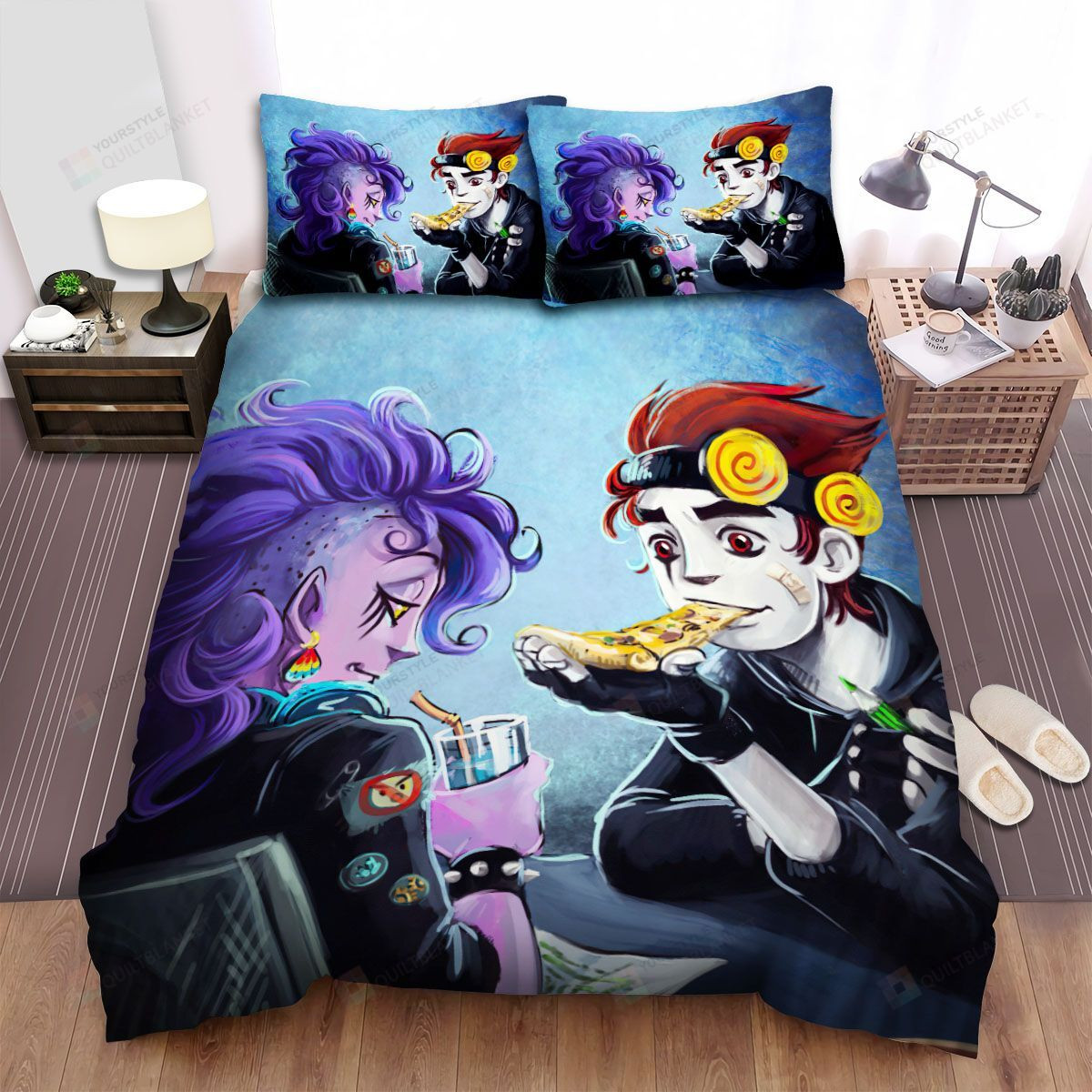 Xiaolin Showdown Jack Spicer Dating Wuya Bed Sheets Spread Duvet Cover Bedding Sets