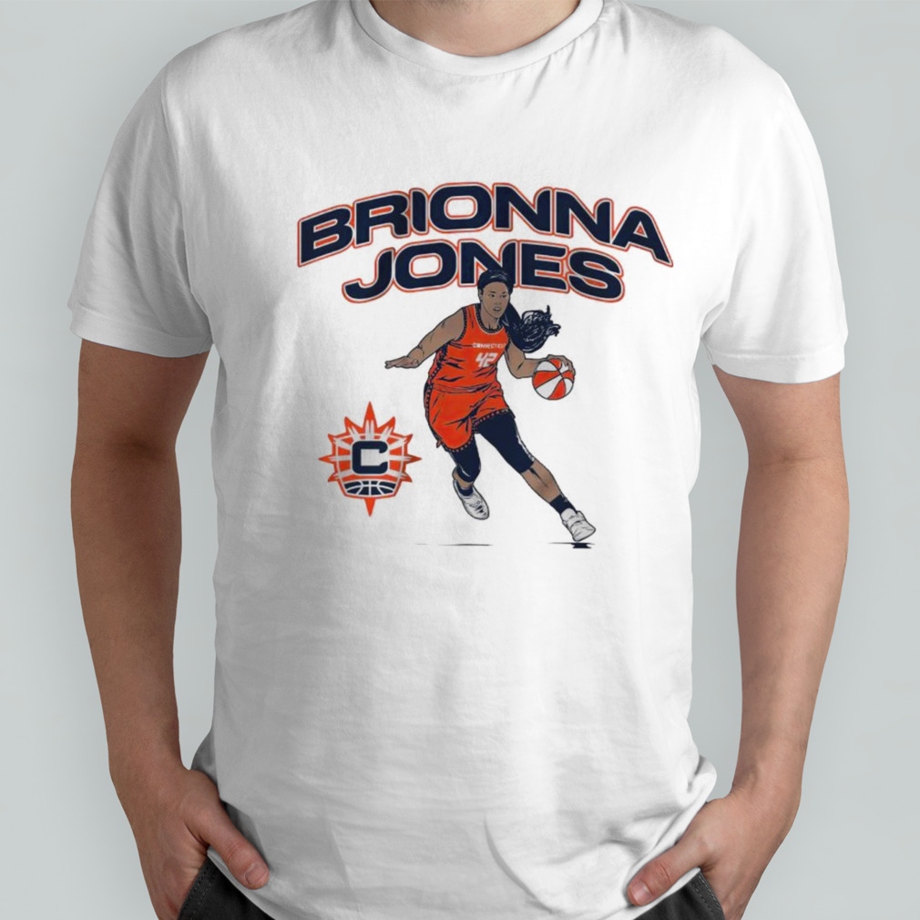 Brionna Jones Connecticut Sun Action Pose shirt