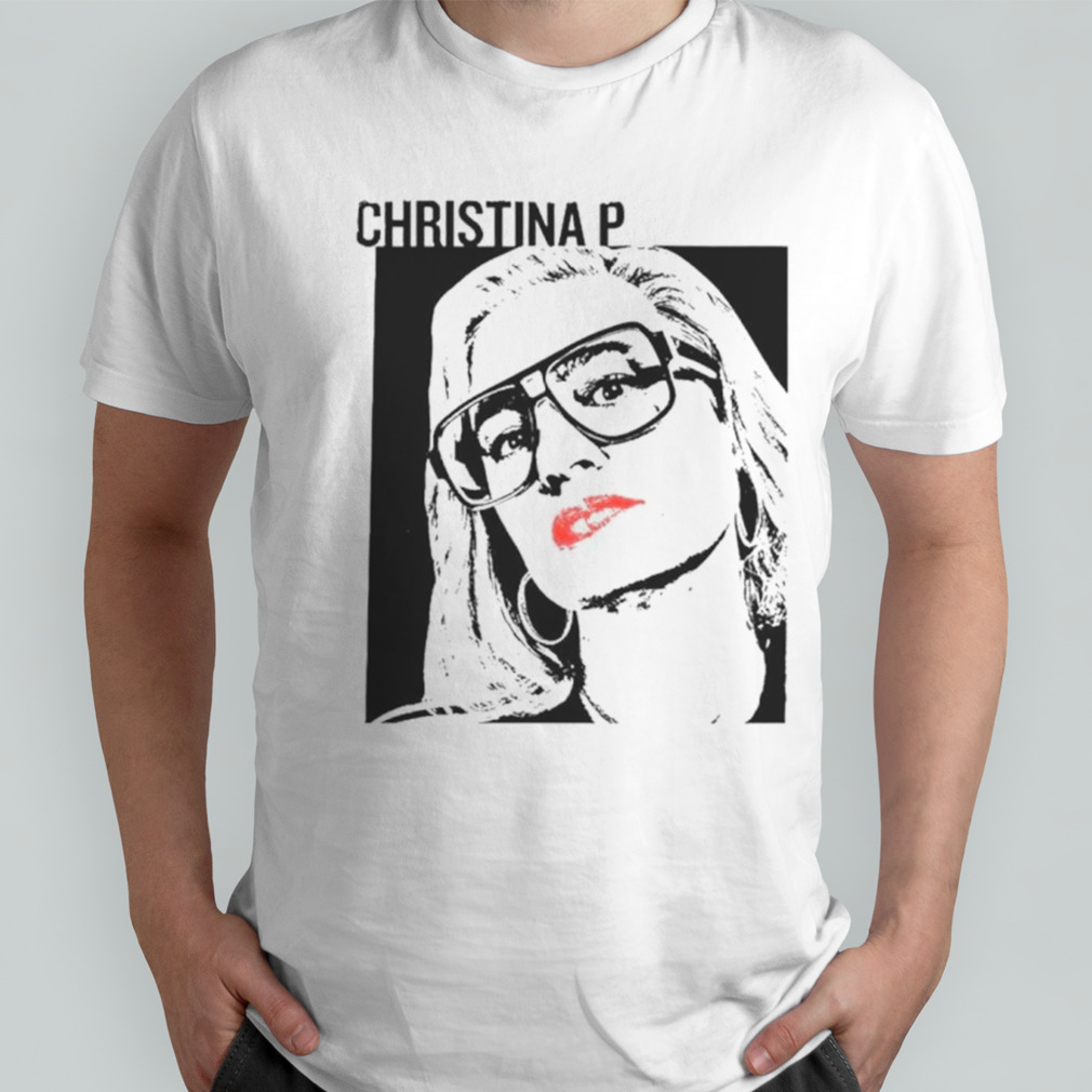 Christina P Tour black and white photo shirt