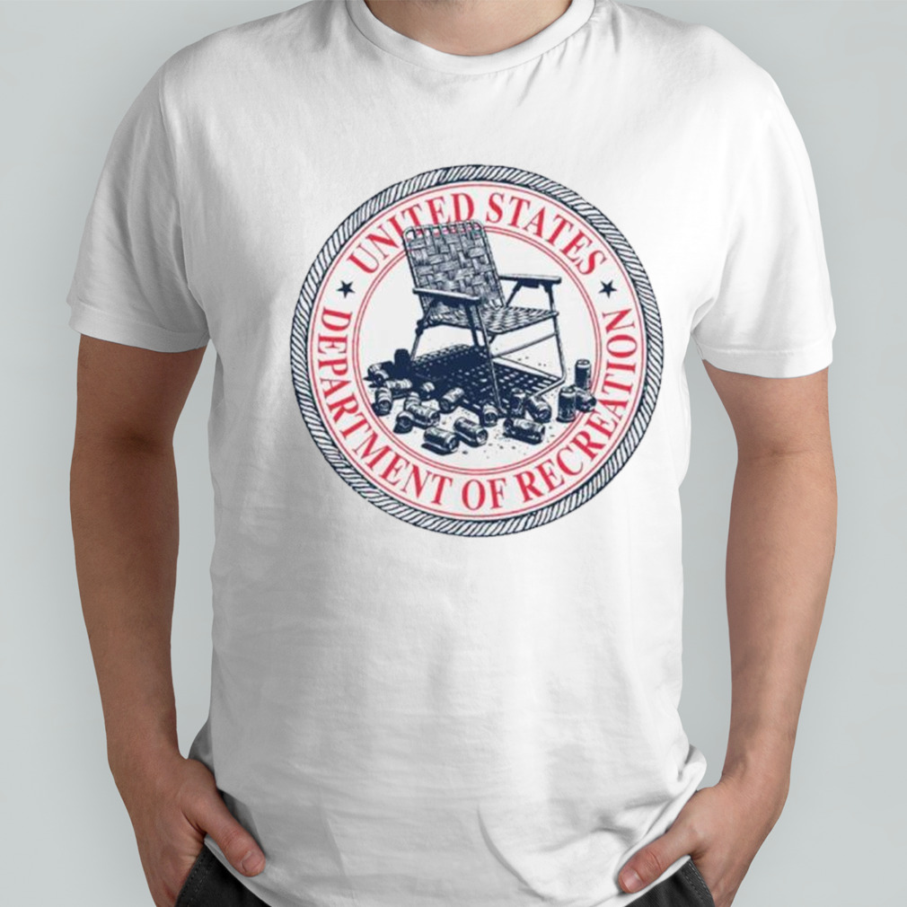 Drunk United states department of recreation shirt logo shirt