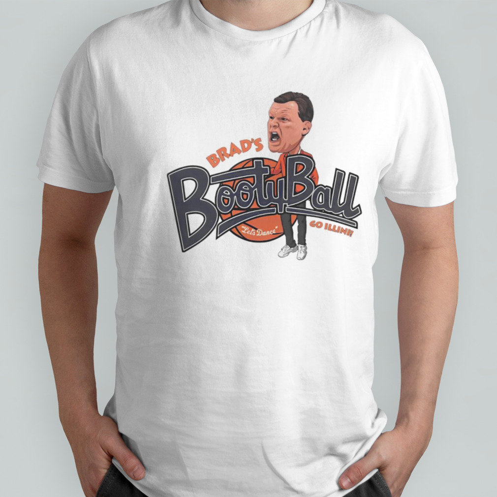 Illinois Mens Basketball Booty Ball Cartoon shirt