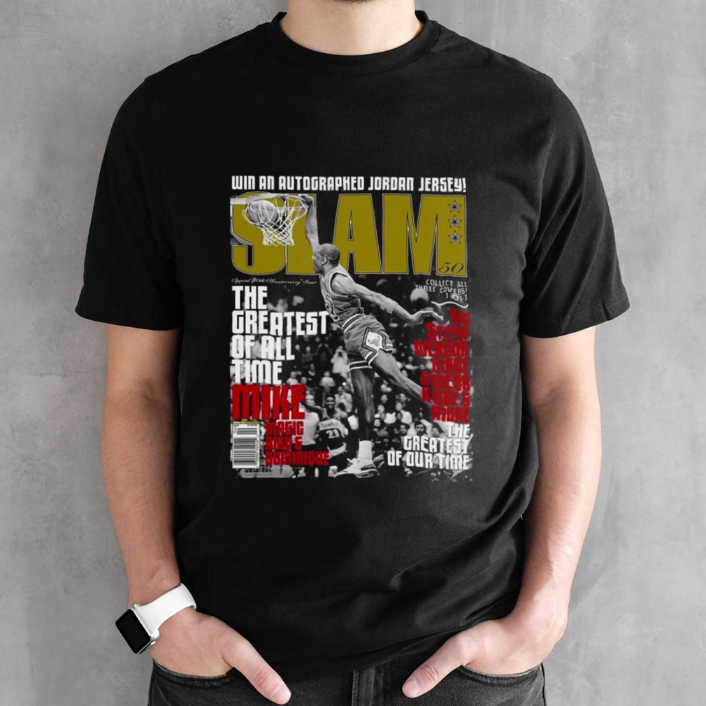 Michael Jordan The Greatest Of All Time Slam Cover Win An Autographed Jordan Jersey Shirt
