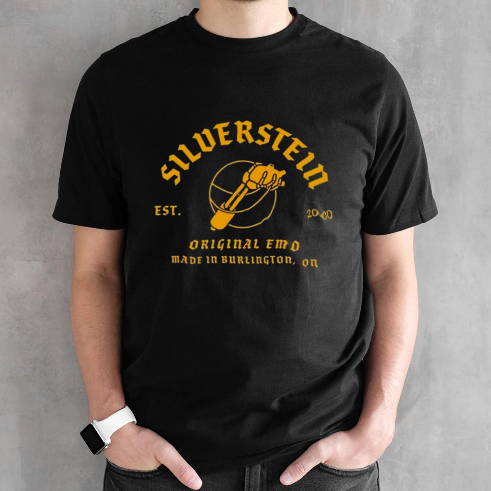 Silverstein Music Hand Original Emo T-shirt