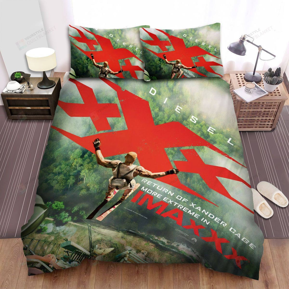 Xxx Return Of Xander Cage Movie Poster 4 Bed Sheets Duvet Cover Bedding Sets