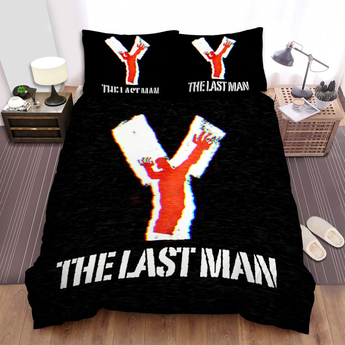 Y The Last Man (2021- ) Movie Comic Logo 2 Bed Sheets Spread Comforter Duvet Cover Bedding Sets