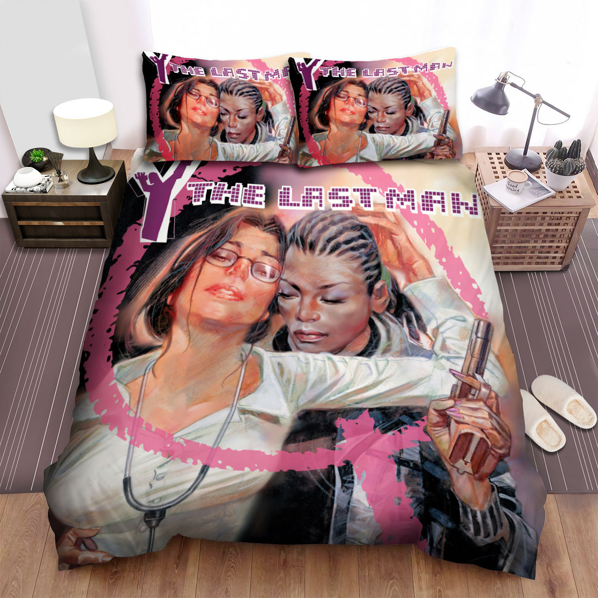 Y The Last Man (2021- ) Movie Couple Art Bed Sheets Spread Comforter Duvet Cover Bedding Sets