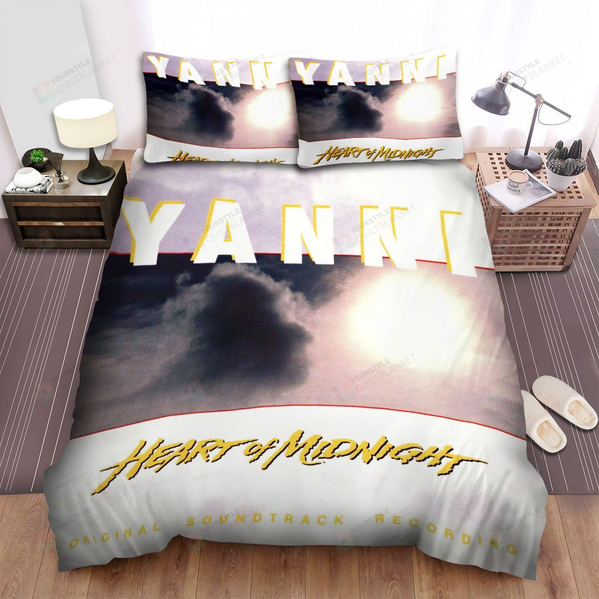 Yanni Heart Of Midnight Album Cover Bed Sheets Spread Comforter Duvet Cover Bedding Sets