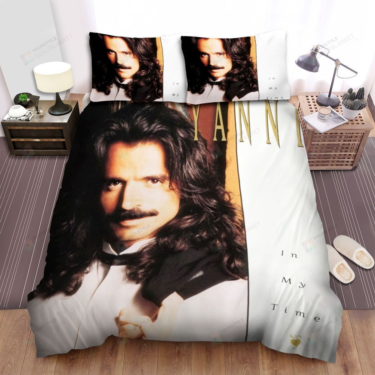 Yanni In My Time Album Cover Bed Sheets Spread Comforter Duvet Cover Bedding Sets