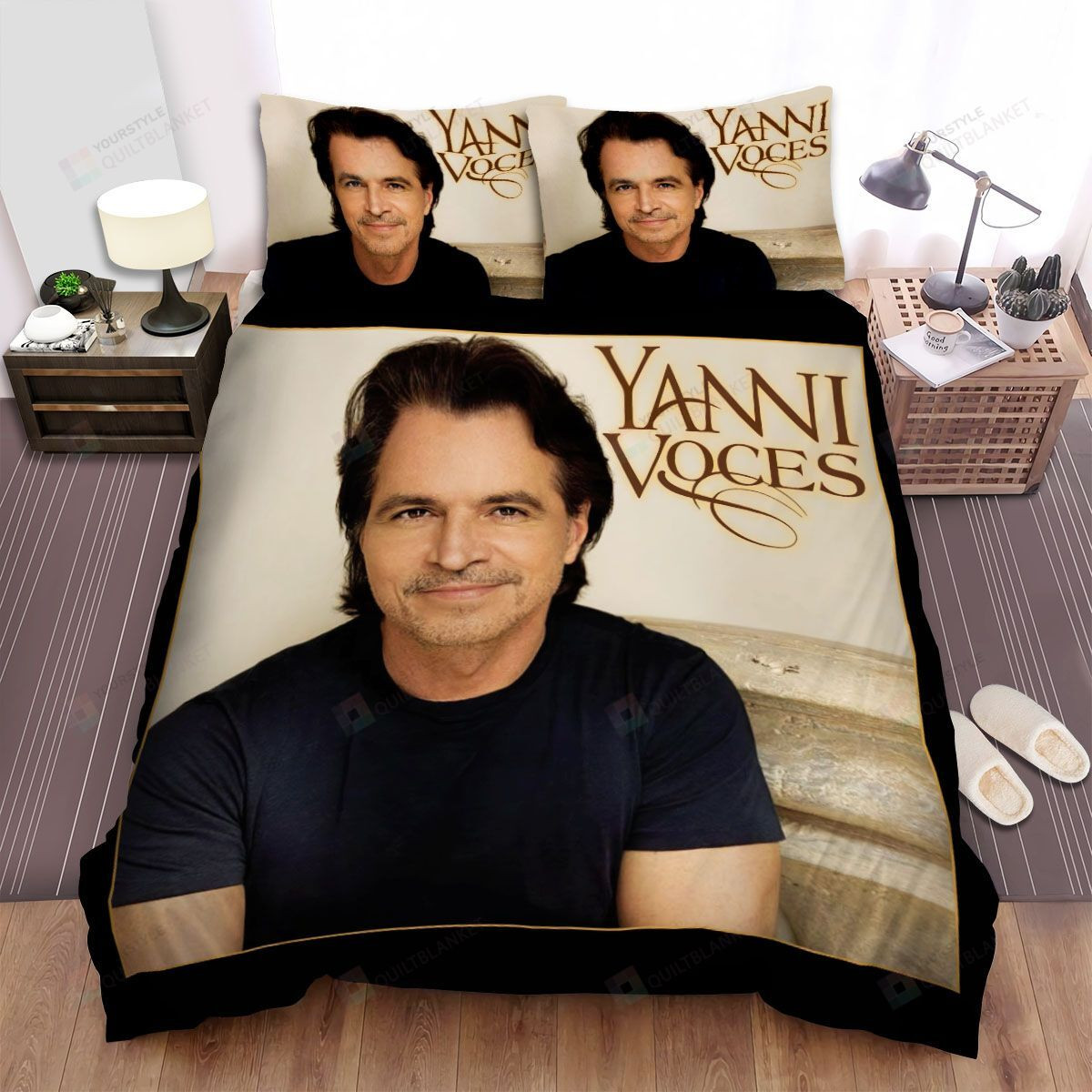 Yanni Voces Album Cover Bed Sheets Spread Comforter Duvet Cover Bedding Sets