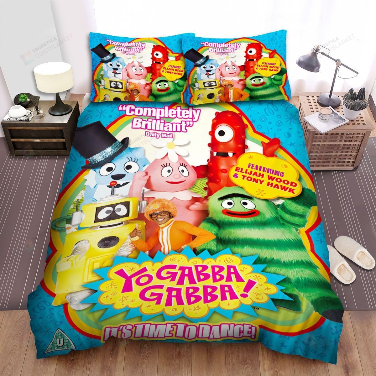 Yo Gabba Gabba! Completely Brilliant Bed Sheets Spread Duvet Cover Bedding Sets