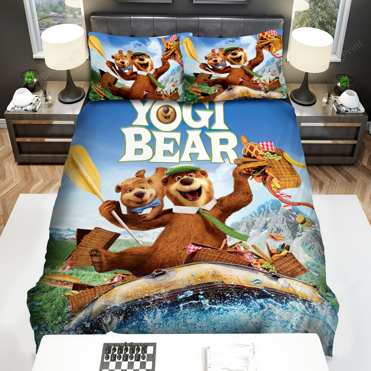 Yogi Bear The Movie Original Poster Bed Sheets Spread Duvet Cover Bedding Sets