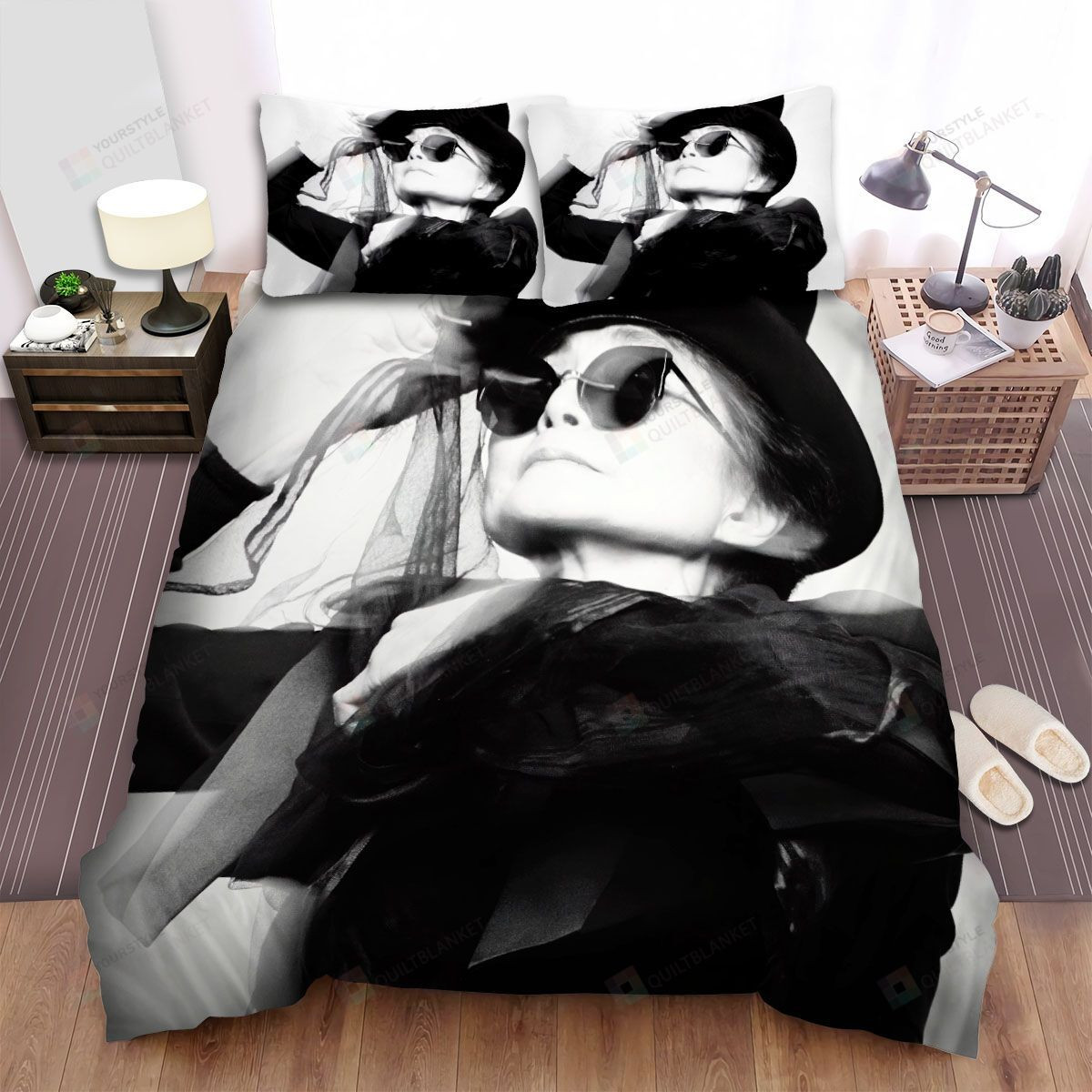 Yoko Ono Plastic Ono Band Bed Sheets Spread Comforter Duvet Cover Bedding Sets