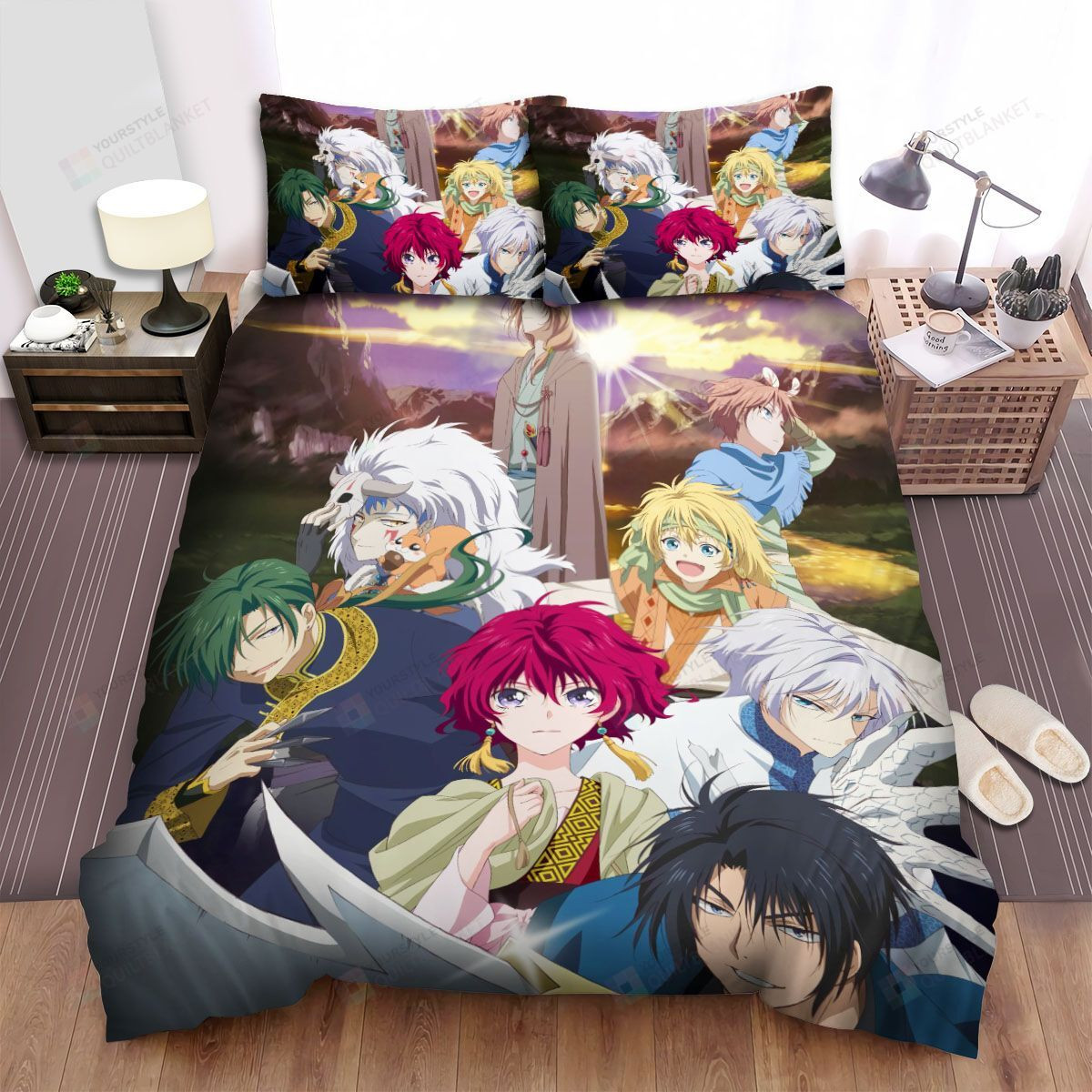 Yona Of The Dawn Anime Characters Bed Sheets Spread Comforter Duvet Cover Bedding Sets