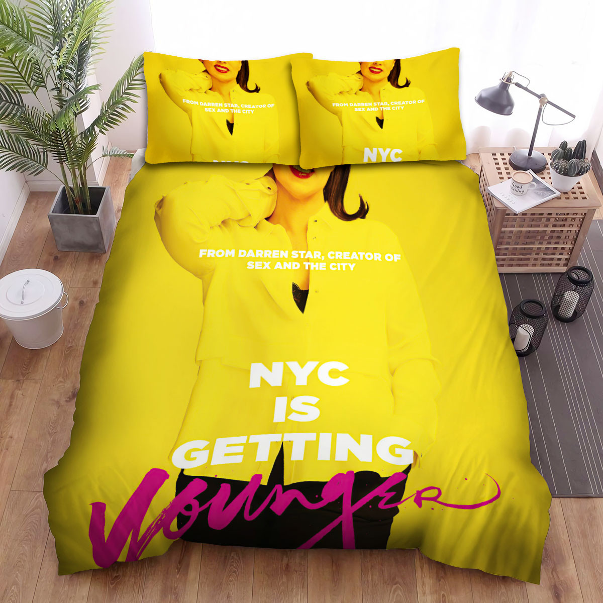 Younger Nyc Is Getting Younger Movie Poster Ver 2 Bed Sheets Duvet Cover Bedding Sets