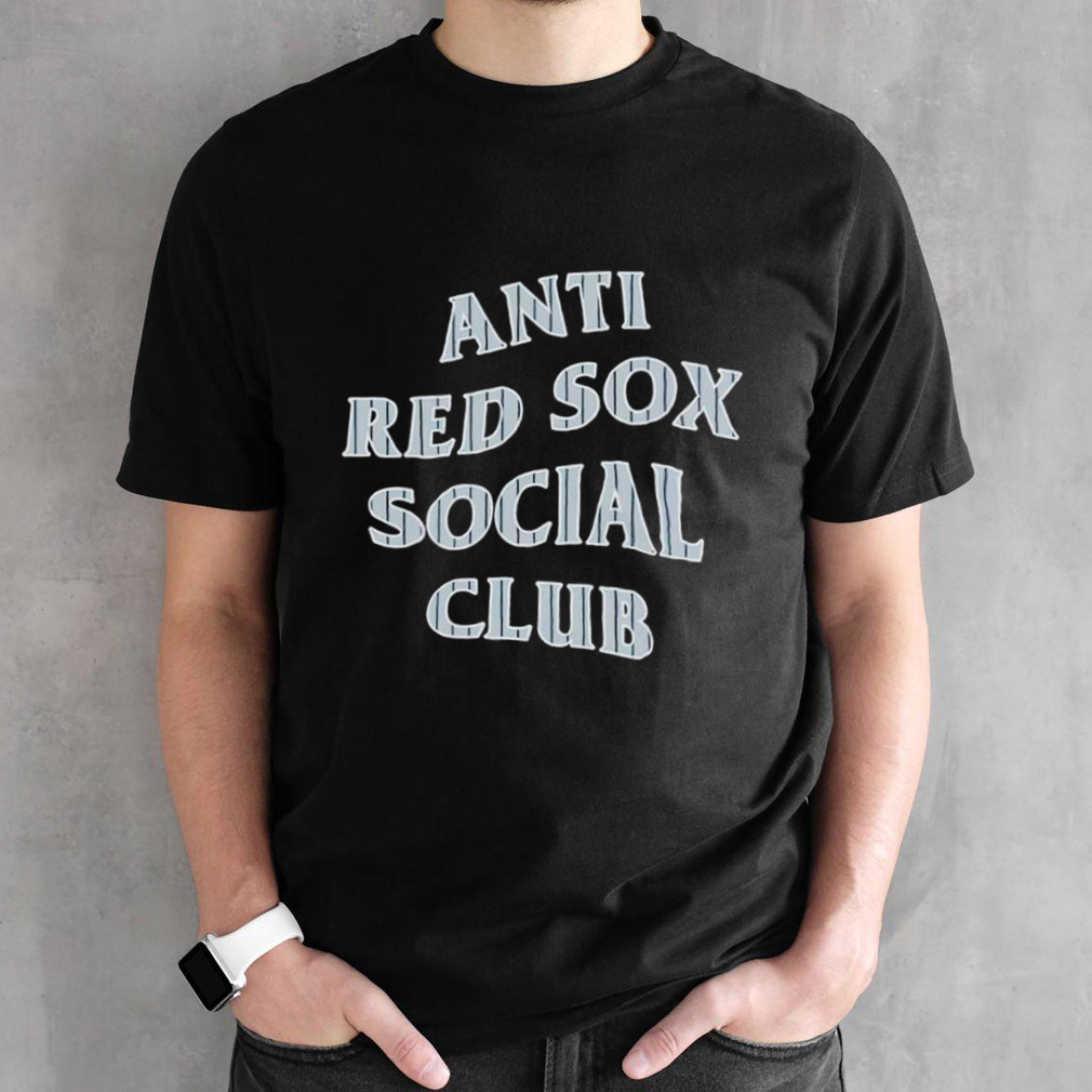 Anti Red Sox Social Club New York baseball shirt