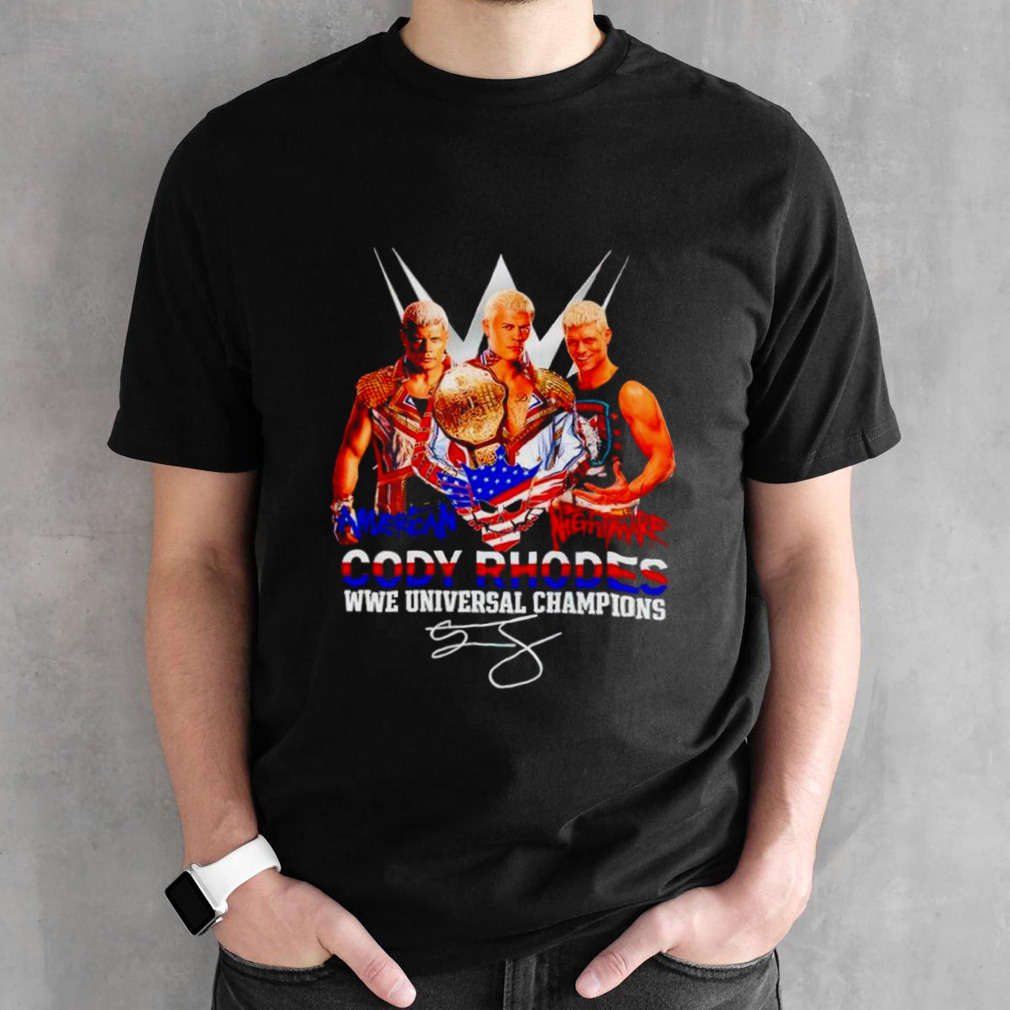 Cody Rhodes WWE universal champions American Nightmare signature shirt