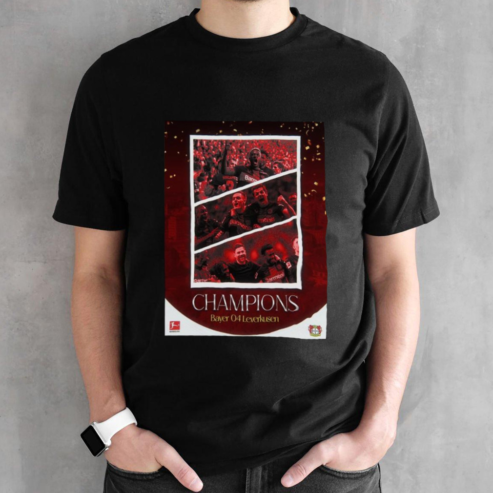 Congratulations Bayer Leverkusen And Xabi Alonso Bundesliga Champions 2023 2024 T-shirt