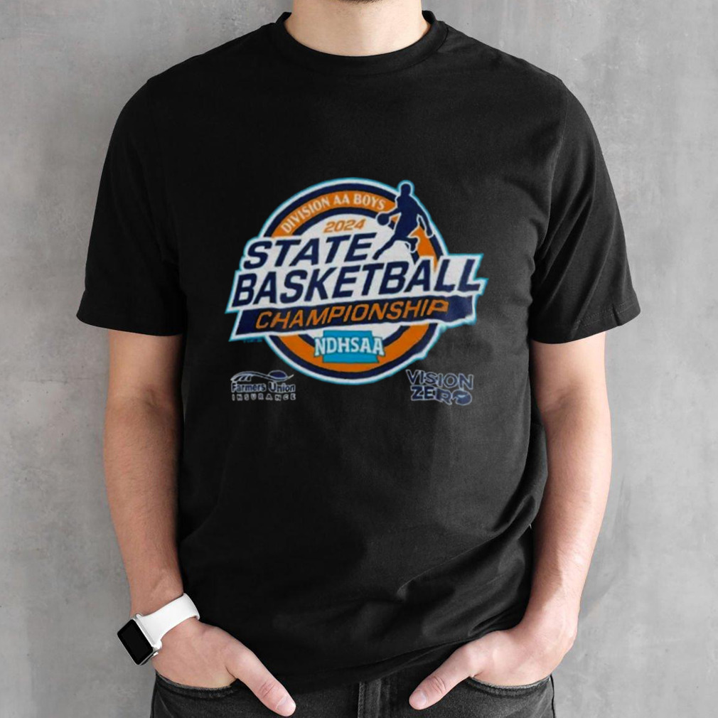 NDHSAA Merchandise 2024 NDHSAA Division AA Boys State Basketball Championship Shirt