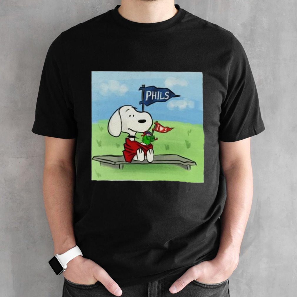 Phillies Snoopy Baseball MLB Phillie Phanatic Shirt
