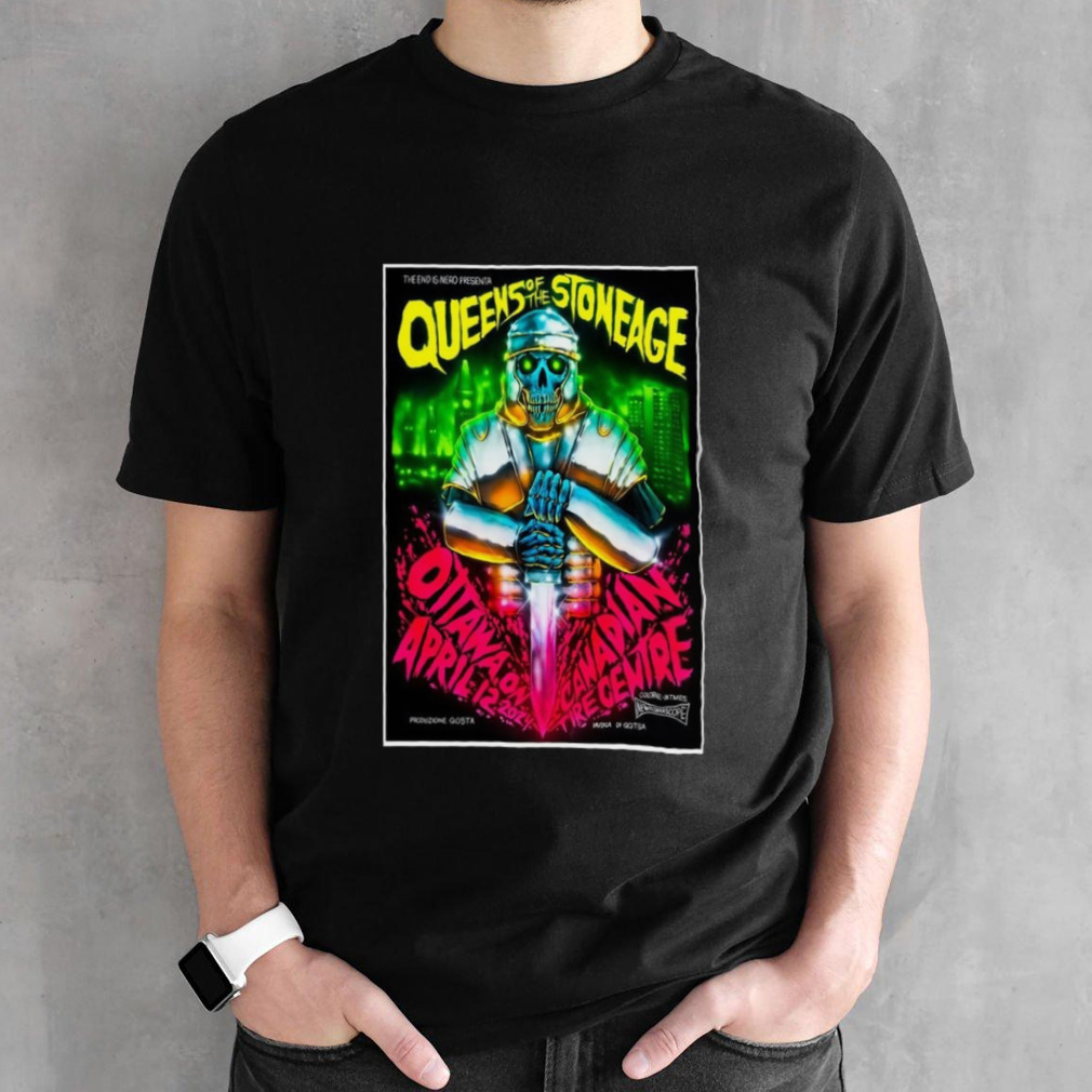 Queens Of The Stone Age Canadian Tire Centre Ottawa ON April 12 2024 Shirt