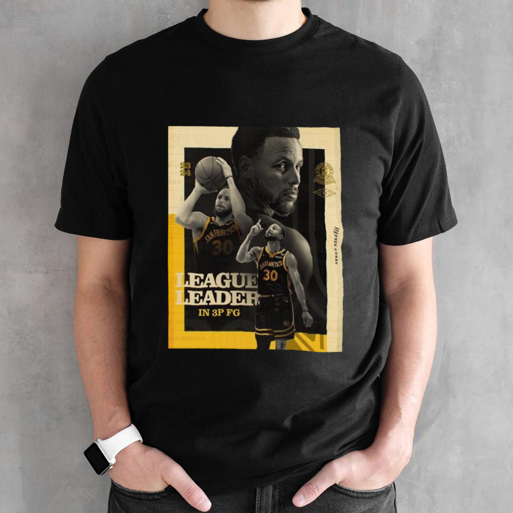 Stephen Curry Is League Leader In 3p Fg With 357 Regular Season Threes Made T-shirt