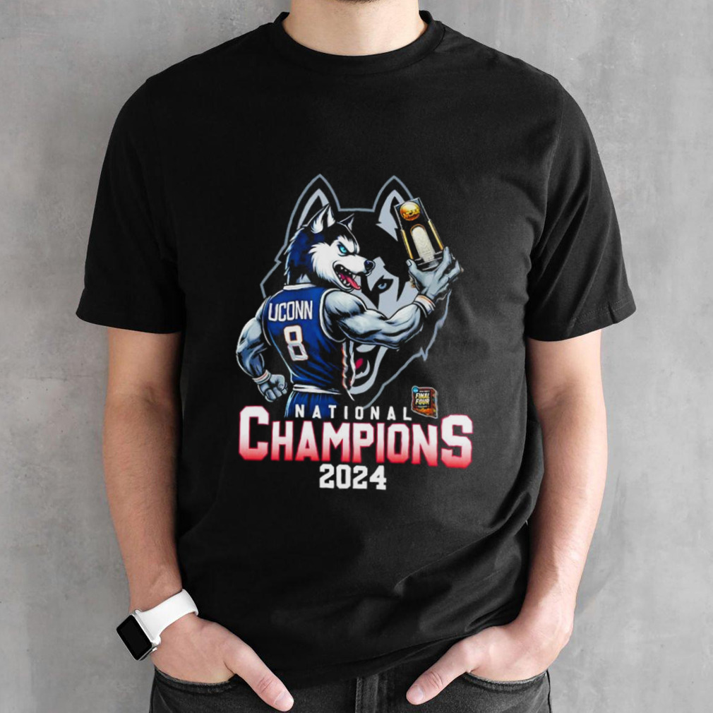 Uconn Mascot Trophy National Champions 2024 shirt