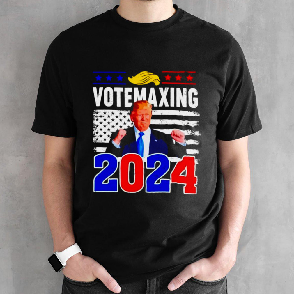 Donald Trump Votemaxing 2024 Looksmaxxing funny shirt