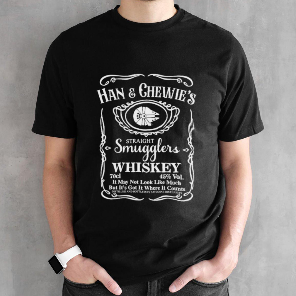 Han and chewie’s straight smugglers whiskey shirt