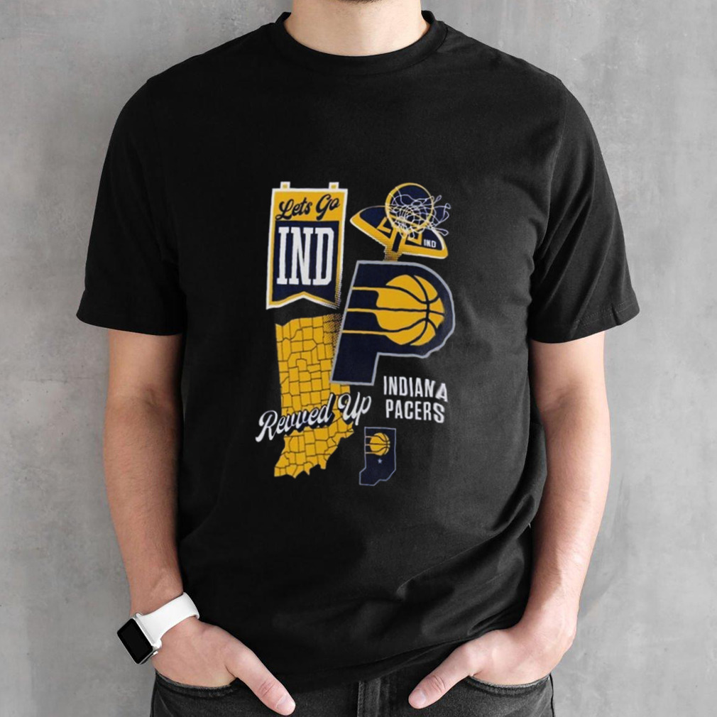 Indiana Pacers Split Zone Revved Up 2024 T-shirt