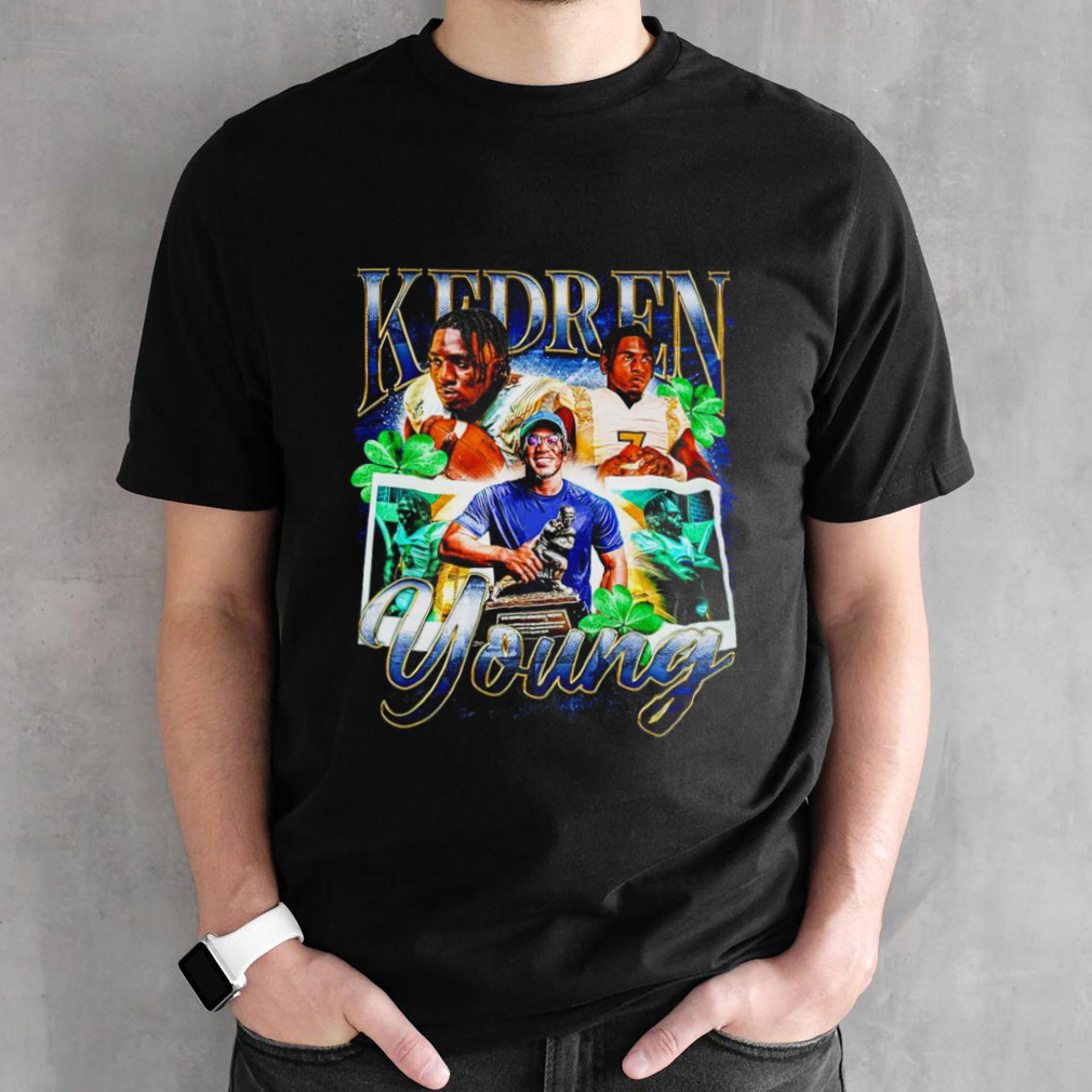 Kedren Young player football graphics shirt