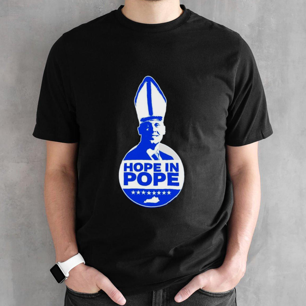 Kentucky basketball hope in pope shirt