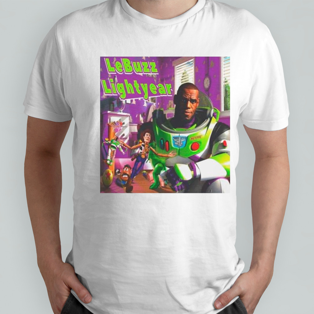 LeBron James LeBuzz Lightyear shirt