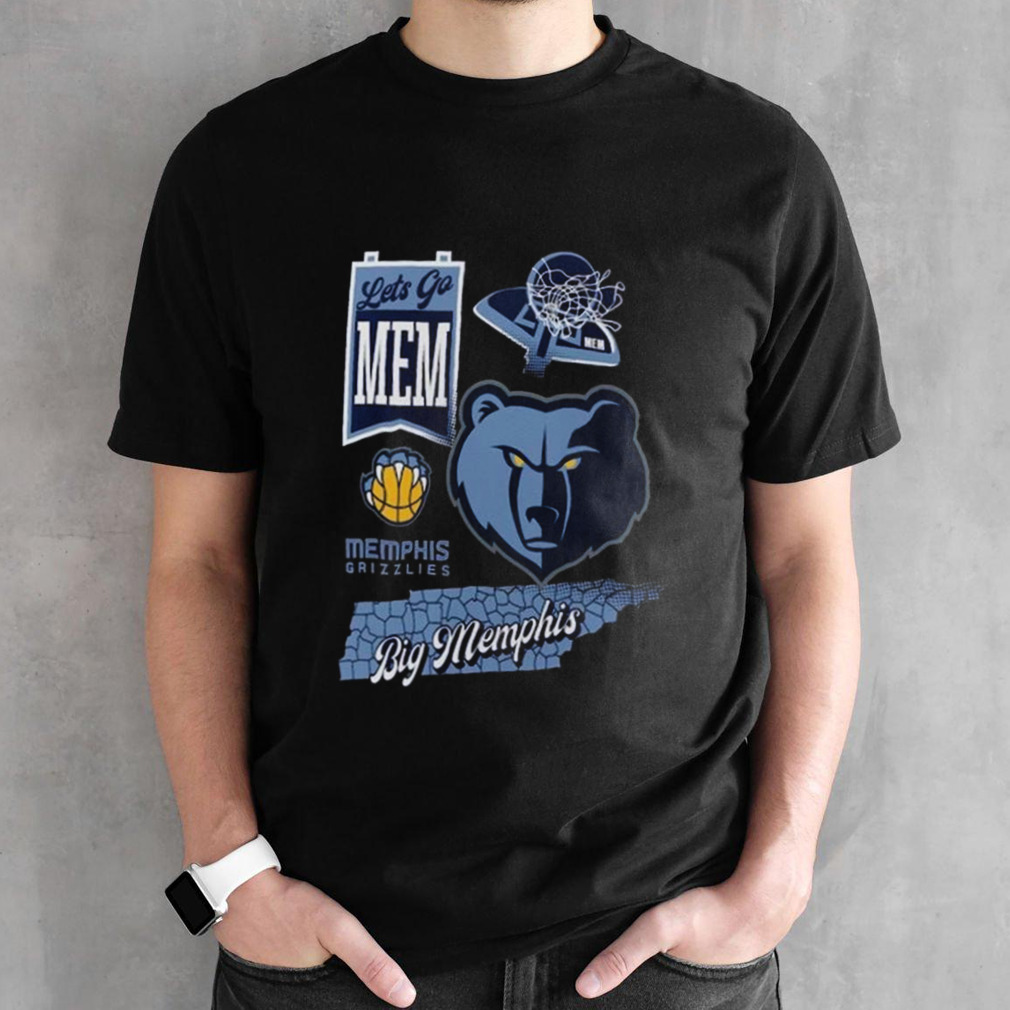 Memphis Grizzlies Split Zone Big Memphis 2024 T-shirt