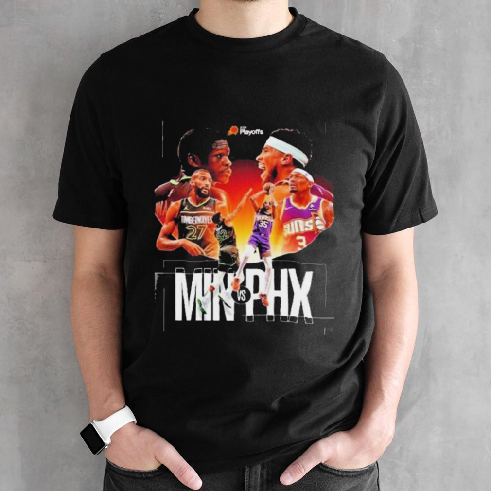 Minnesota Timberwolves X Phoenix Suns Locked-in To The First Round Of The 2024 Playoffs Shirt