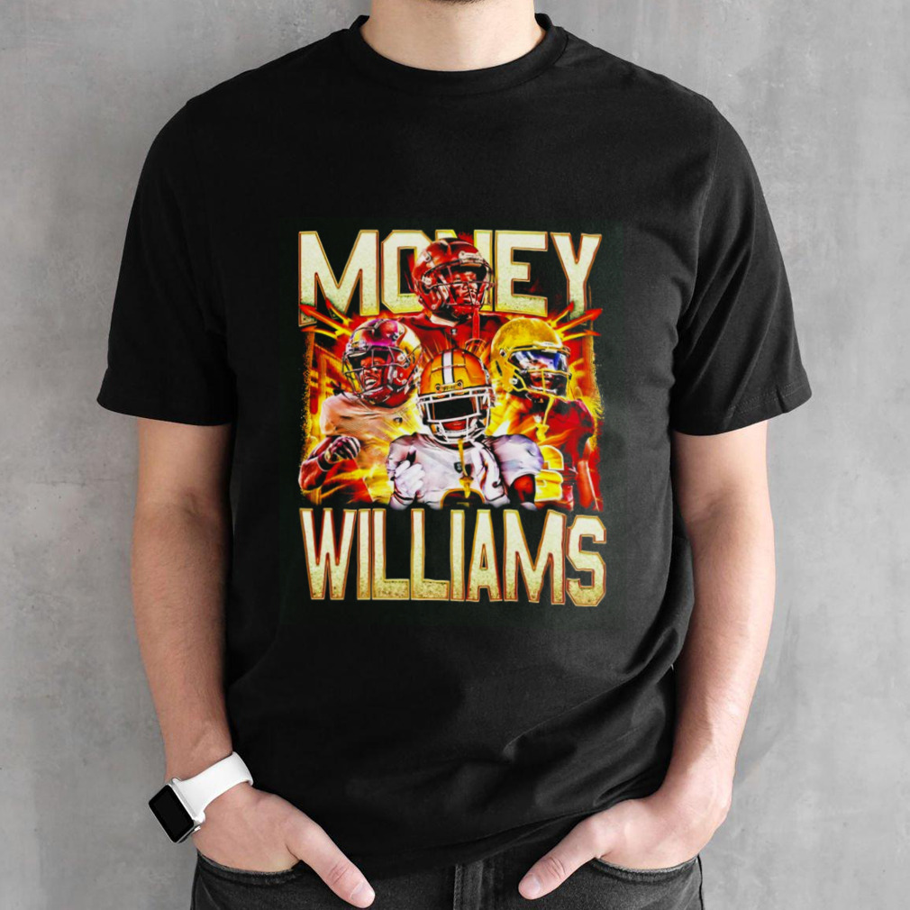 Money Williams Montana Grizzlies football graphics shirt