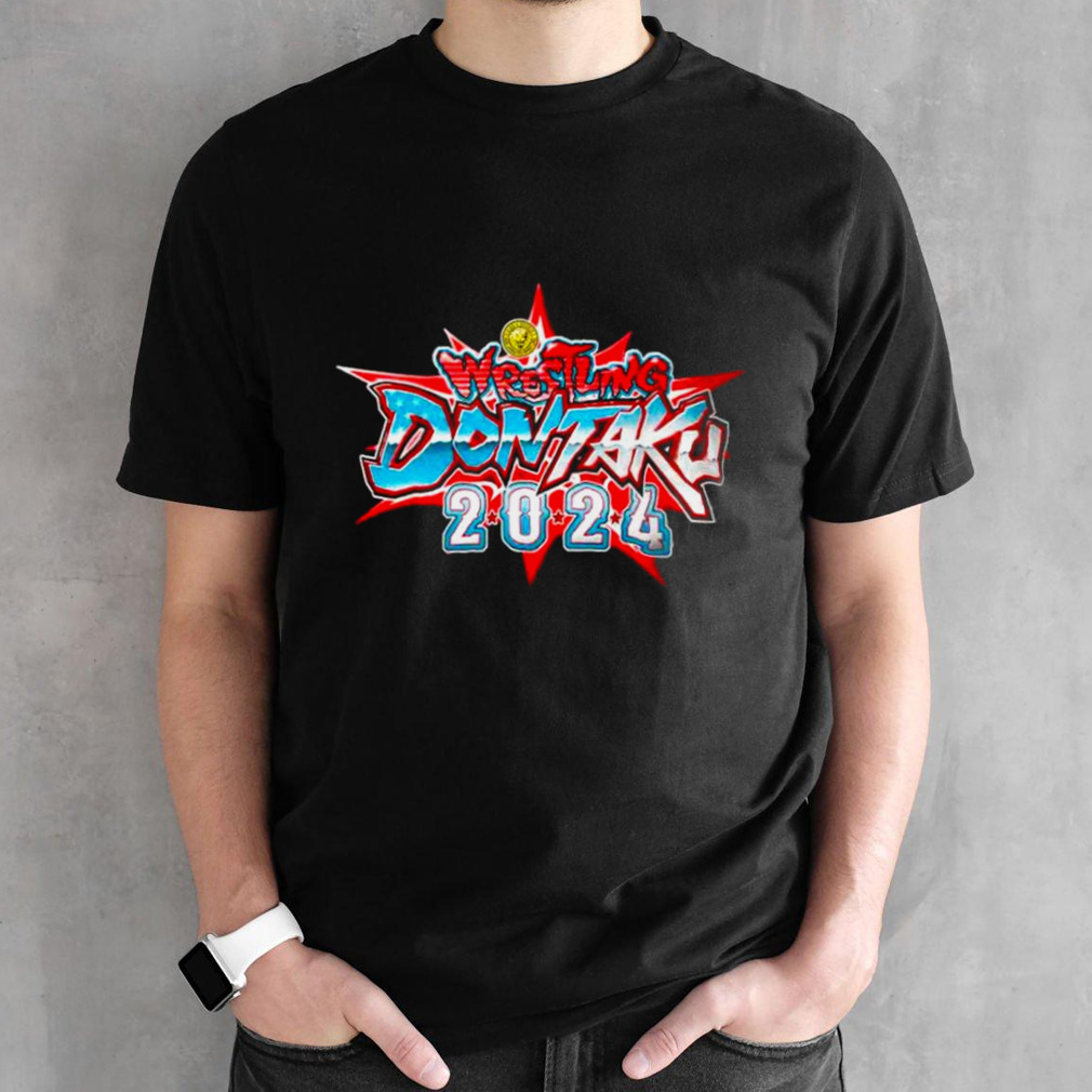Wrestling Dontaku 2024 logo shirt