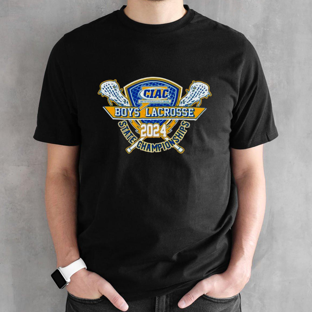 CIAC 2024 Boys Lacrosse State Championship logo shirt
