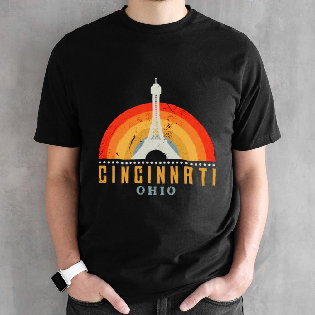 Cincinnati Ohio eiffel tower vintage shirt