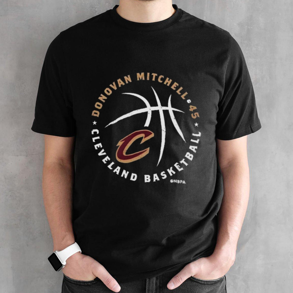 Donovan Mitchell Cleveland Cavaliers Player Ball shirt