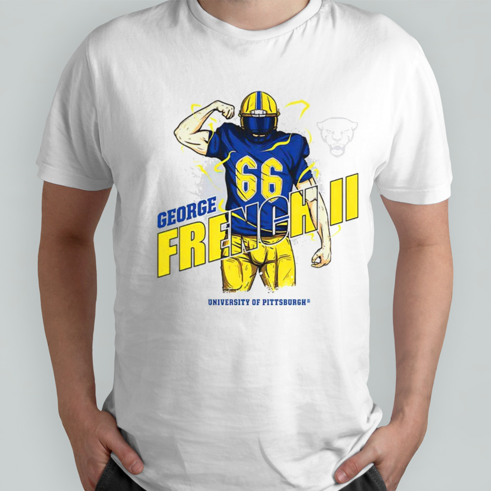 George French II Pittsburgh Panthers university of Pittsburgh shirt