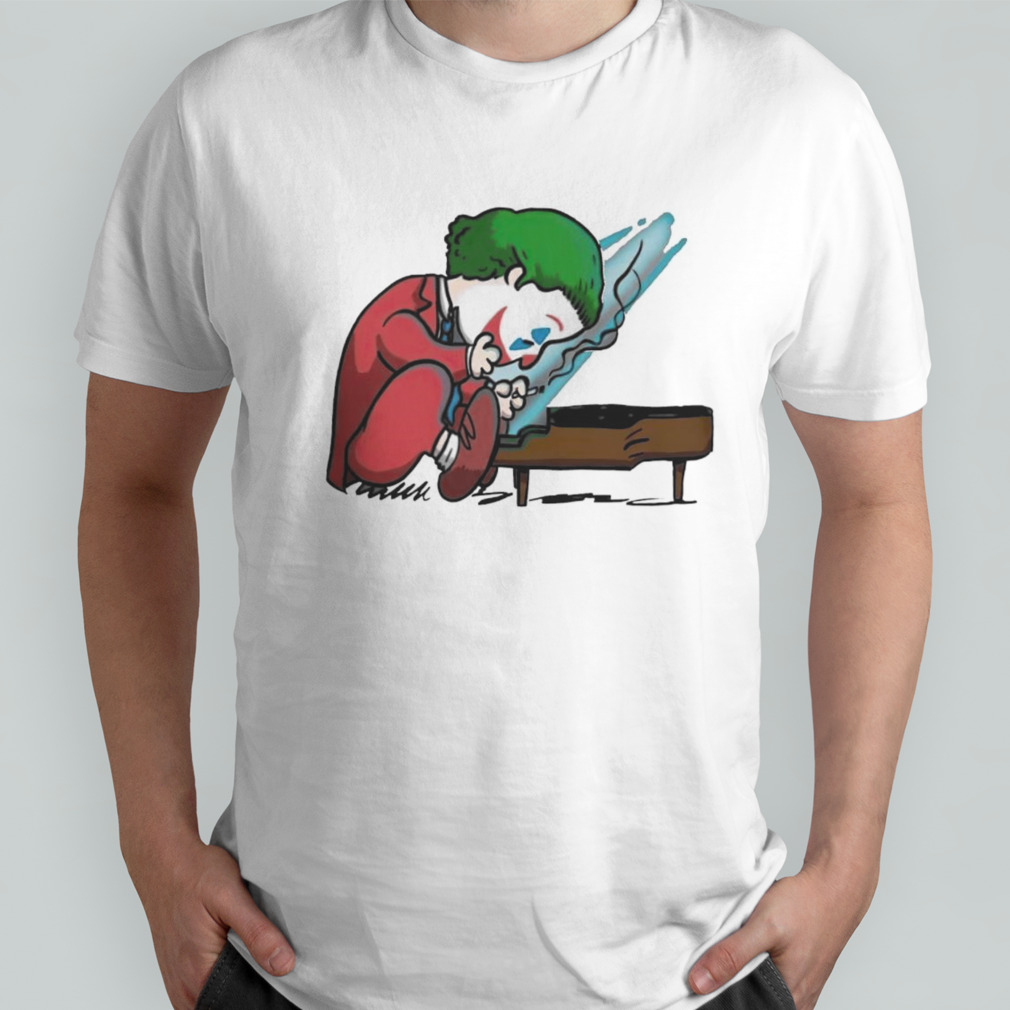 Joker playing the piano Peanuts shirt