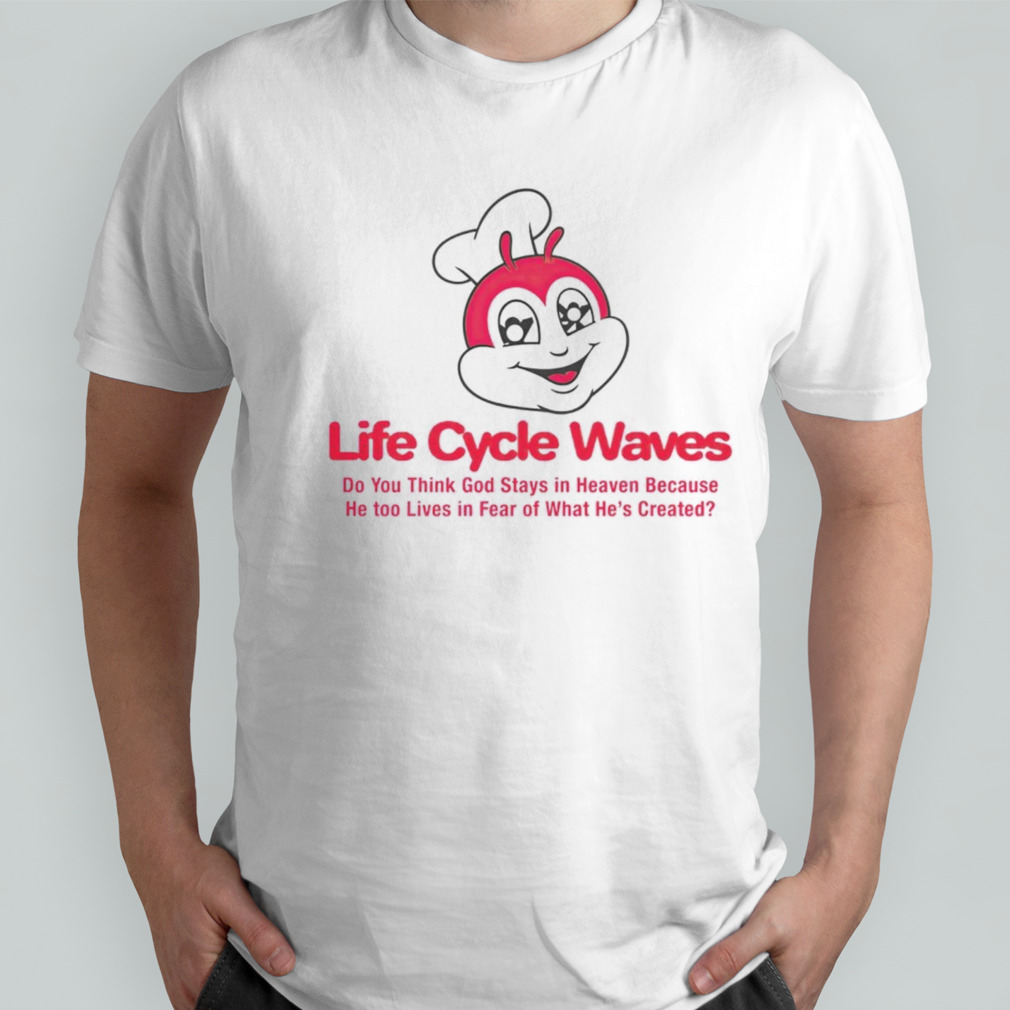 Jollibee life cycle waves shirt