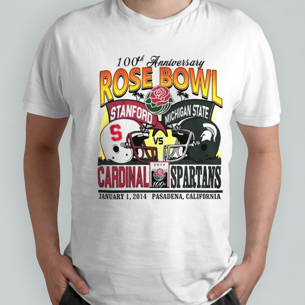 Stanford Vs Michigan 100th anniversary State Rose Bowl shirt